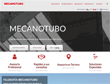 Tablet Screenshot of mecanotubo.cl